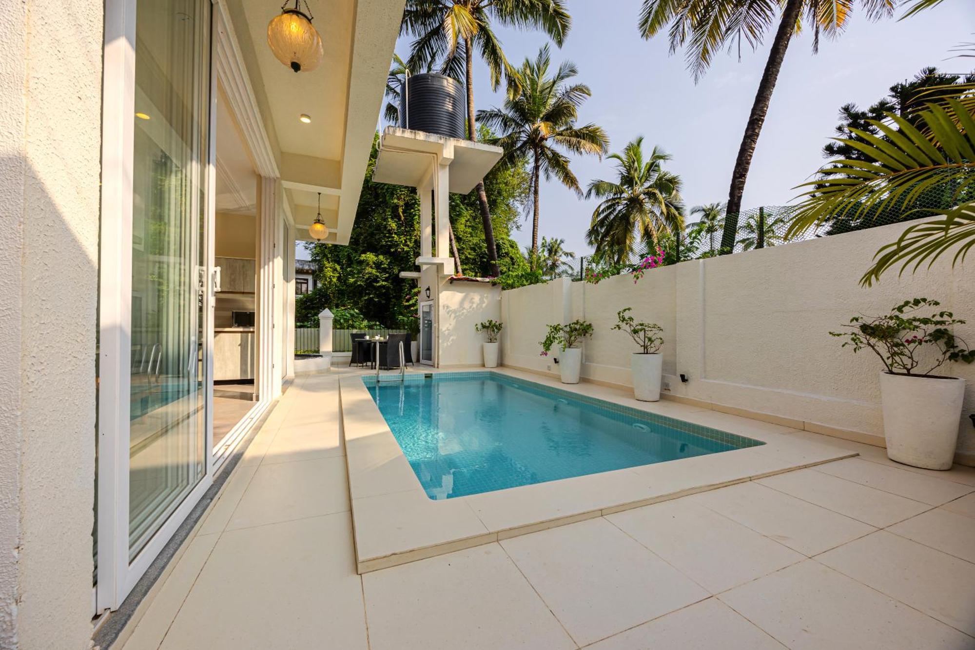 Elivaas 4 Bhk Villa Near Beach With Private Pool & Bar - Casa Boa Vida Кандолім Екстер'єр фото