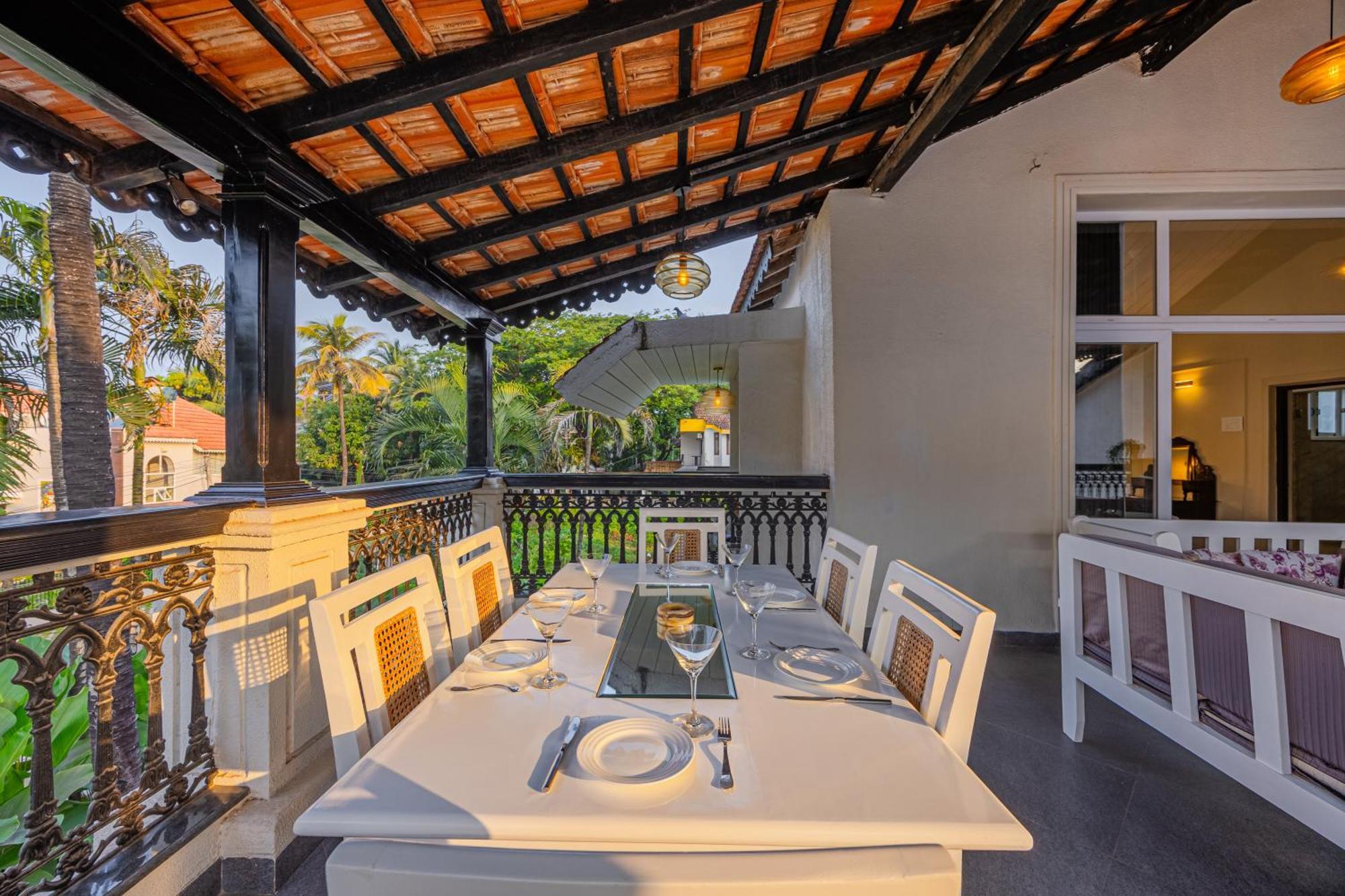 Elivaas 4 Bhk Villa Near Beach With Private Pool & Bar - Casa Boa Vida Кандолім Екстер'єр фото