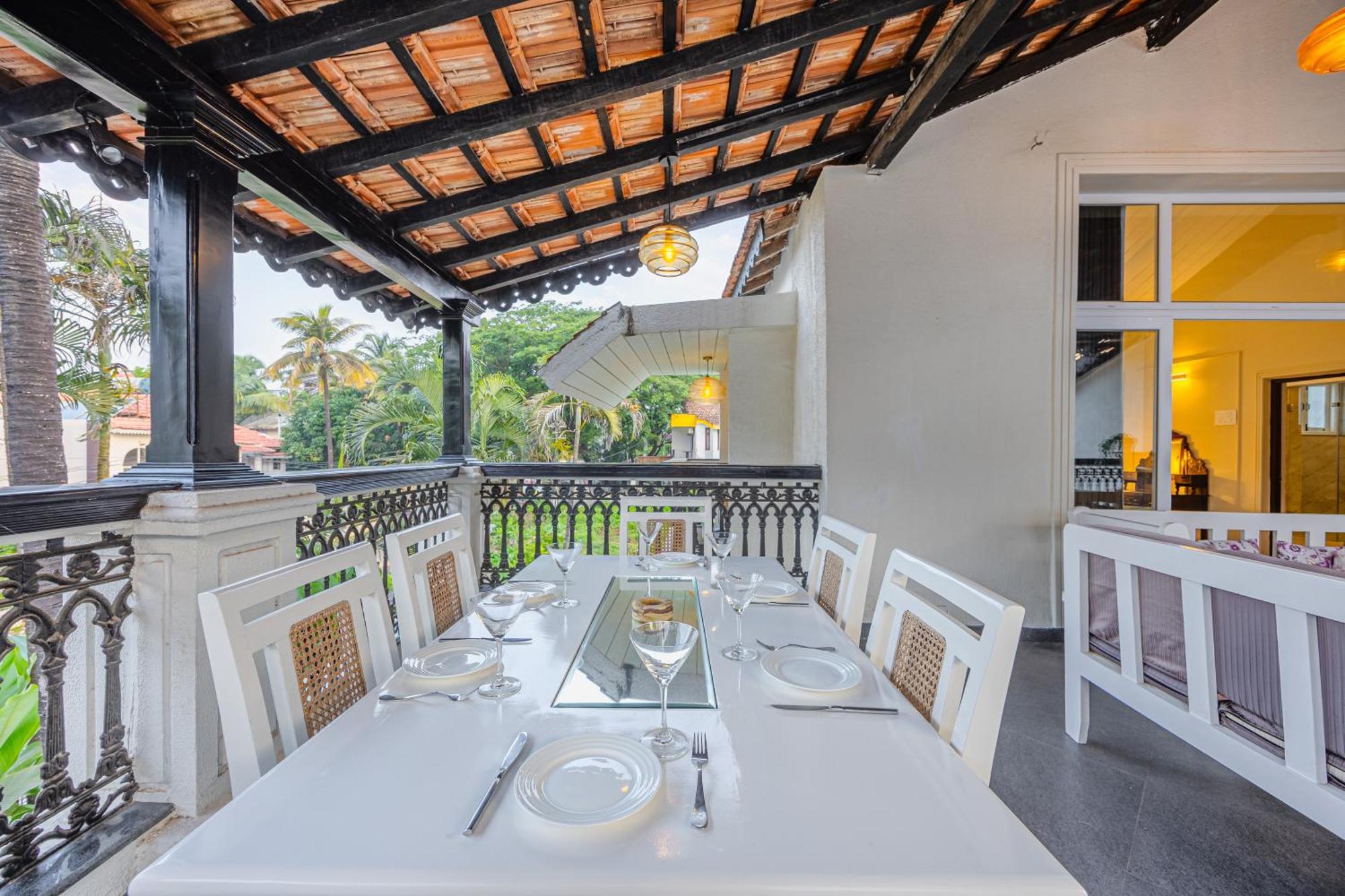 Elivaas 4 Bhk Villa Near Beach With Private Pool & Bar - Casa Boa Vida Кандолім Екстер'єр фото